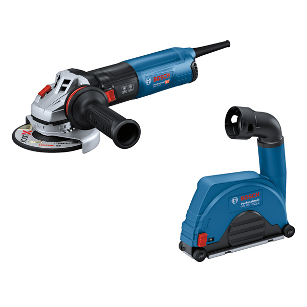 Bosch Combi-Set GWS 14-125 + GDE 115/125 FC-T
