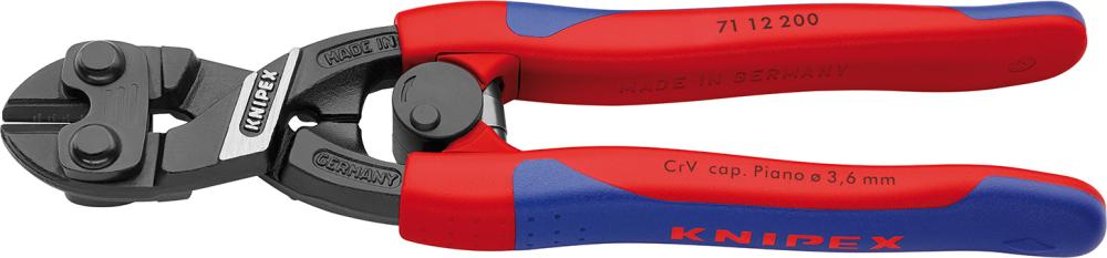 KNIPEX Bolzenabschneider  Mini 7112200 mit Mehrkomponentengriffen 200mm