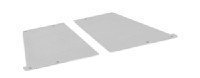Set Stirnabdeckung GEZE Perlan 140 Wandwinkel mit Wetterhaube, mittel, Aluminium
