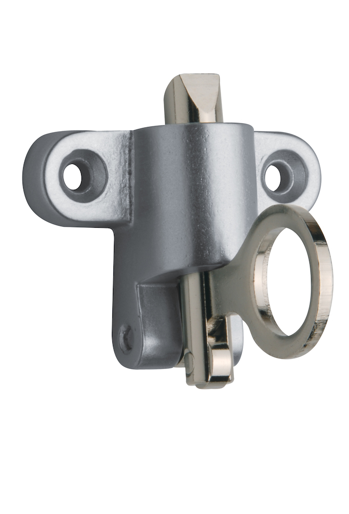 Schnäpper Deni 7105 B62mm H49mm Aluminiumguss silber eloxiert zum Anschrauben