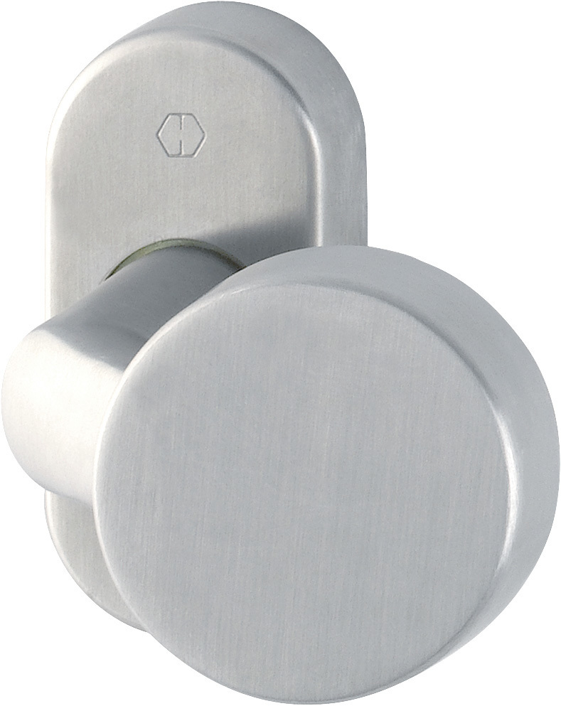 HOPPE FH-Knopf auf Rosette FS-E58G/55, feststehend, Edelstahl
