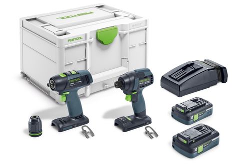 Schrauber- und Bohrer-Set TID 18 HPC 4,0 I-Set T18