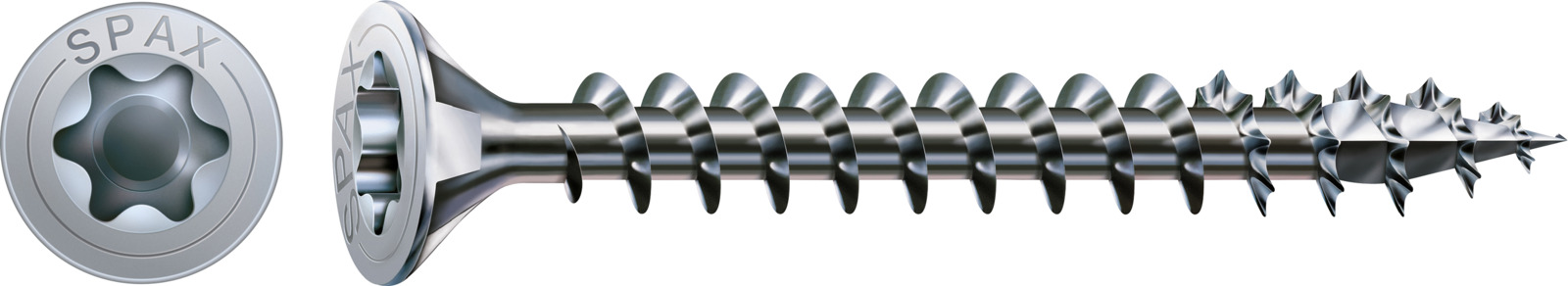 SPAX Universalschraube WIROX - Vollgewinde, Senkkopf, T-STAR plus, 4CUT