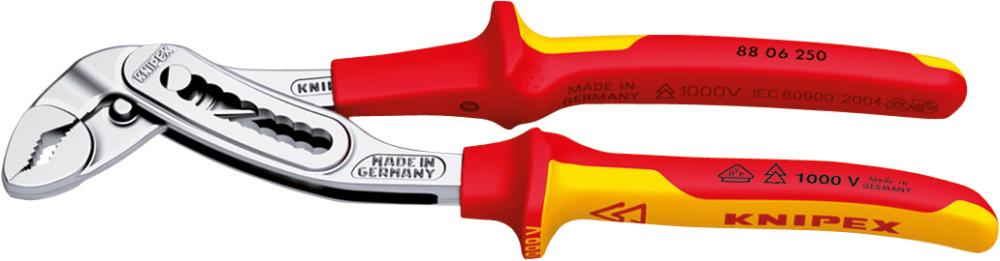 KNIPEX Wasserpumpenzange  Alligator mit Mehrkomponenten-Griffen VDE 250mm