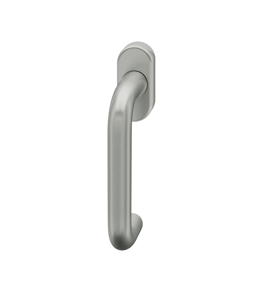 FSB Fenstergriff 34 1070, ovale schmale Rosette, Aluminium