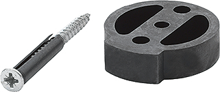 Unterlage HOPPE für Türpuffer/-stopper F E484, Kunststoff