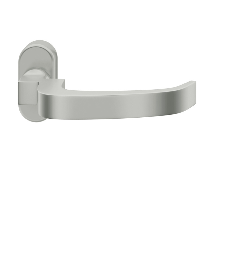 FSB FH-Drücker-Halbgarnitur ohne Schlüsselrosette 06 1164, oval, VK 9 mm, Aluminium