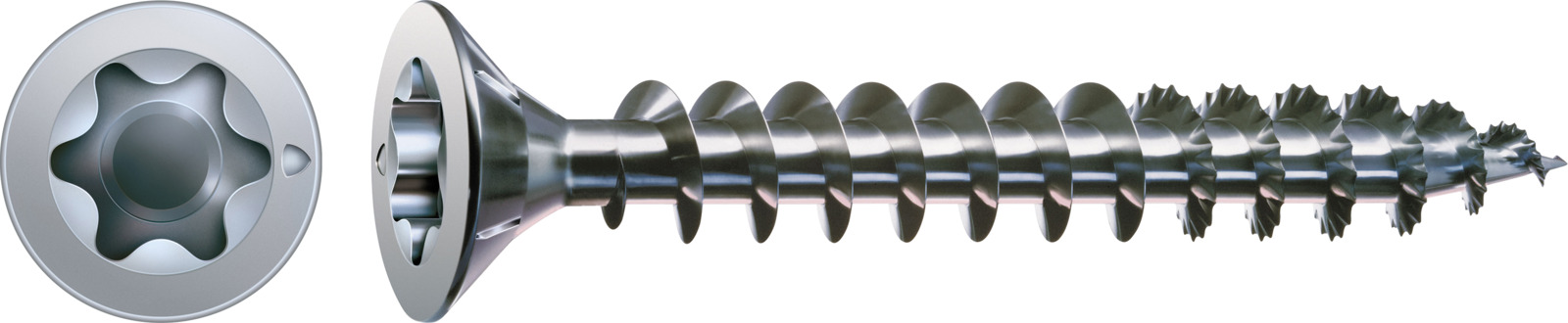 SPAX Universalschraube WIROX - Vollgewinde, Senkkopf, T-STAR, S-Spitze