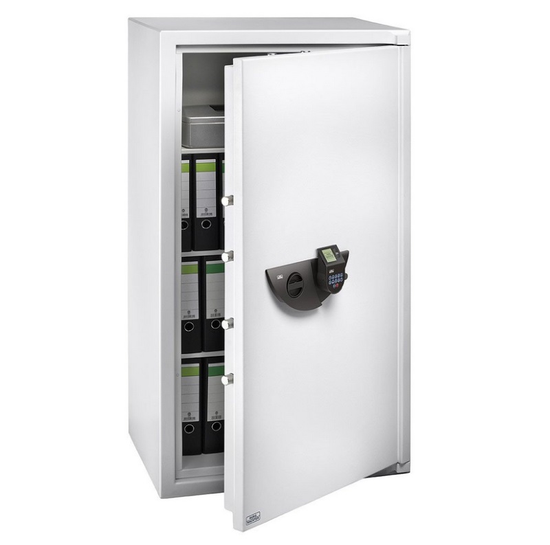 BURG-WÄCHTER Wertschutzschrank Office-Line OL 826 E FP mit PIN-Code & Fingerscan