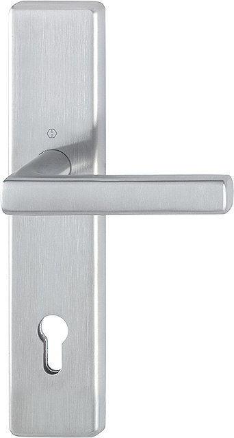 HOPPE Drücker-Halbgarnitur Dallas mit Langschild E1643F/2210, 10/92 mm, Edelstahl