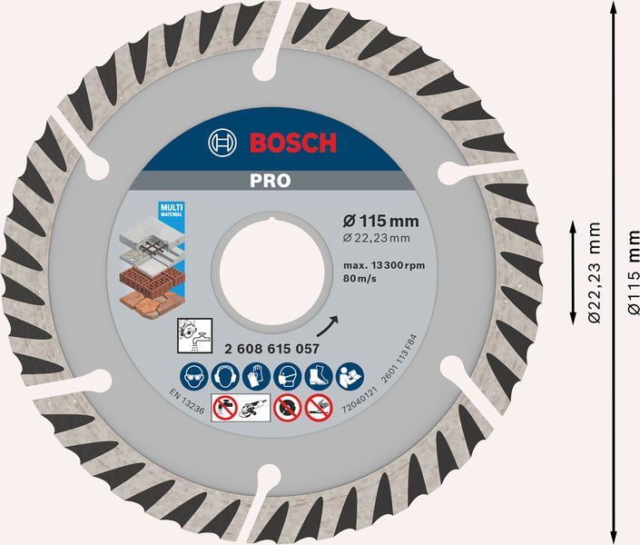 Bosch PRO&nbsp;Multi Material Diamanttrennscheibe