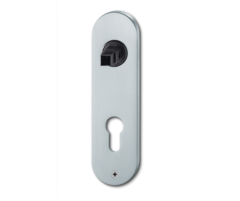FSB Kurzschild 14 1415, sichtbar verschraubt, ohne Nocken, Aluminium