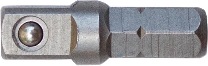 FORUM Steckschlüssel-Adapter  1/4" f. 1/4" Eins. 25mm