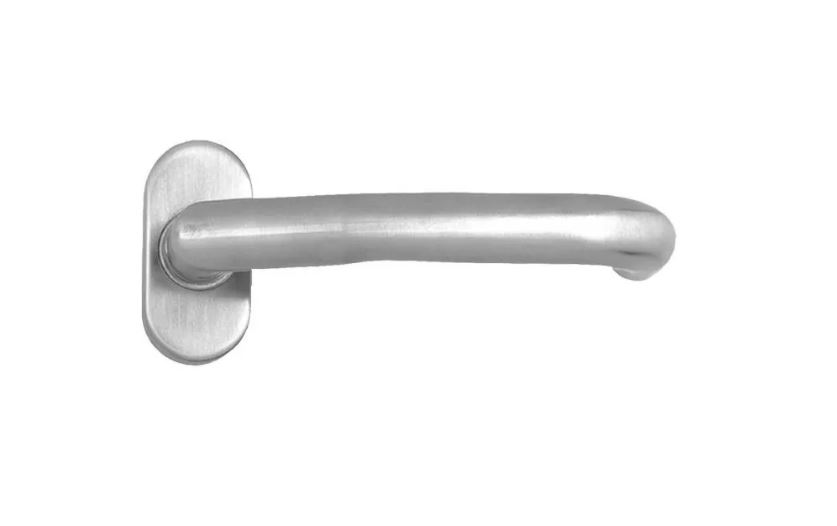 BKS Drücker-Halbgarnitur ohne Schlüsselrosette RONDO B-70130, oval, Edelstahl