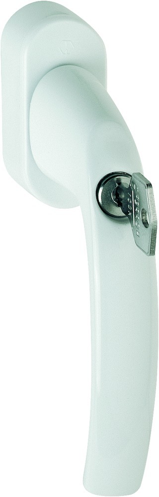 HOPPE Fenstergriff Atlanta 0530S/US952 100NM, abschließbar, oval