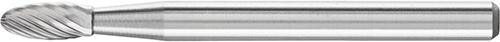 Hartmetall-Kleinfrässtift mit 3-mm-Schaft, Flammenform B, Zahnung 5