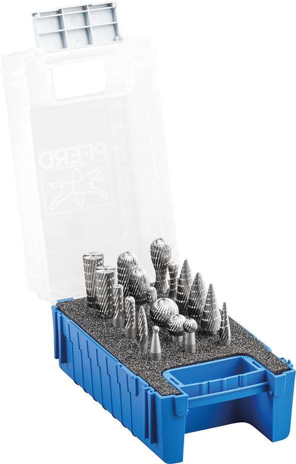 Frässtift-Satz PFERD HSS 3 6mm 18-teilig