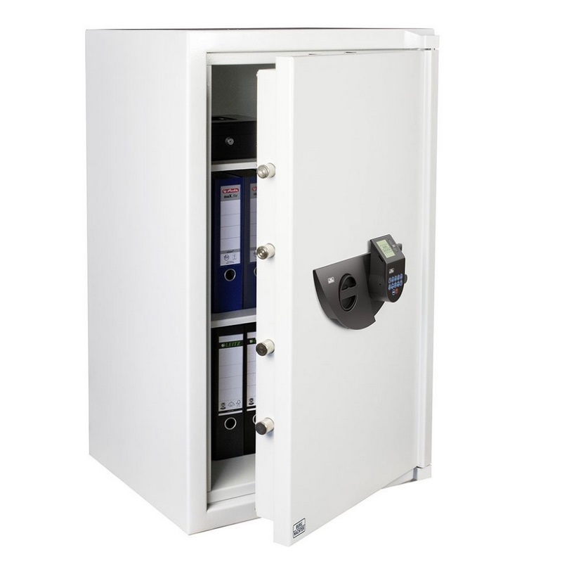 BURG-WÄCHTER Sicherheitsschrank Office-Line OL 804 E FP PIN-Code und Fingerscan 300 kg