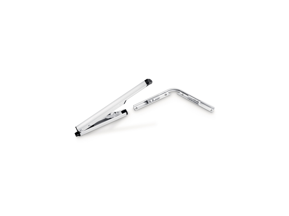 Handhebel GEZE OL 90N / OL 95, biegbare Eckumlenkung, Aluminium