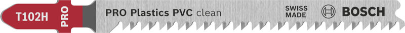 Bosch PRO Plastics PVC clean T102H Stichsägeblatt, 100&nbsp;mm