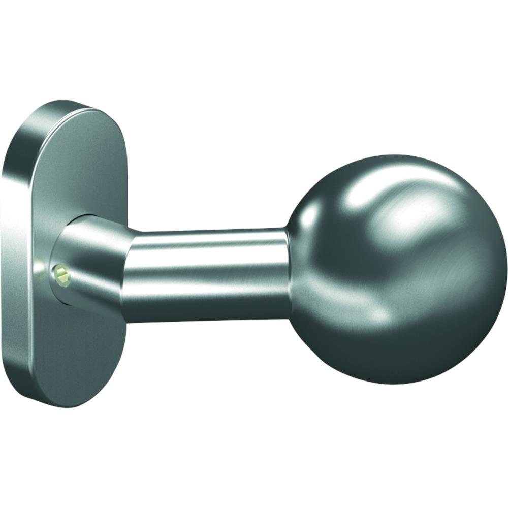 OGRO Knopf auf Rosette 6620 3548V, Aluminium