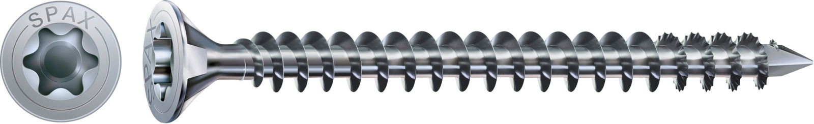 SPAX Universalschraube WIROX - Vollgewinde, Senkkopf, T-STAR plus, CUT-Spitze, WIROX