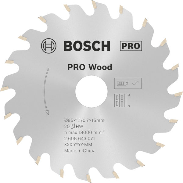 Bosch PRO&nbsp;Wood Kreissägeblatt