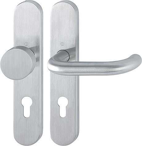 HOPPE FH Wechselgarnitur Paris mit Langschild FS-E58/353H/138, Edelstahl