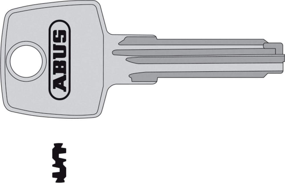 ABUS  Schlüsselrohling EC550, Messing