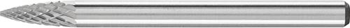Hartmetall-Kleinfrässtift mit 3 mm Schaft, Geschossform SPG (Spitzbogen), Zahnung 4