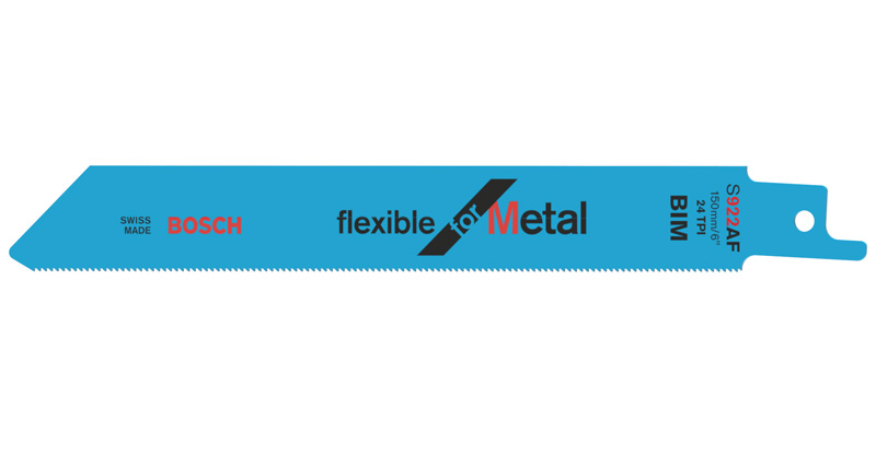 Bosch Säbelsägeblatt S 922 AF, Flexible for Metal, 5er-Pack