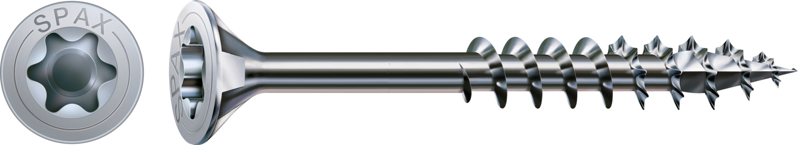 SPAX Universalschraube, Teilgewinde, Senkkopf, T-STAR plus T20, 4CUT, WIROX