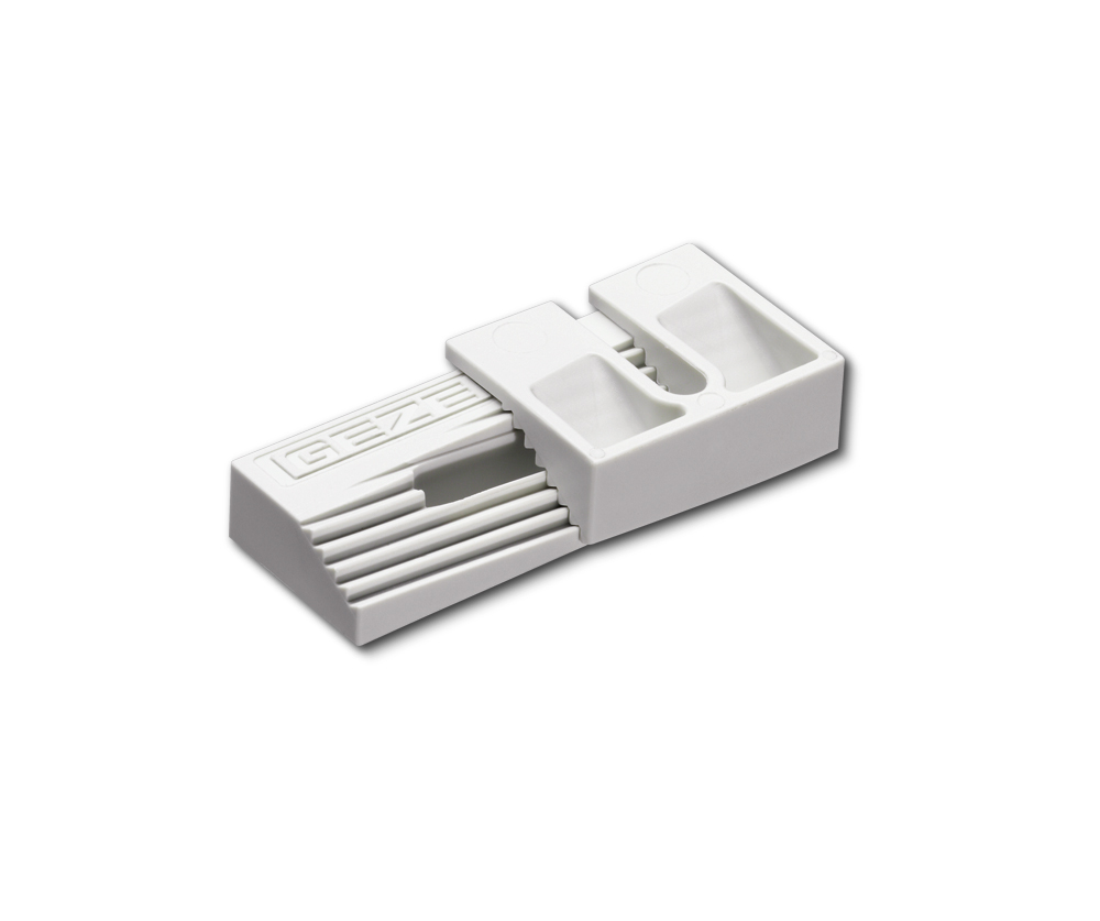 Deckenausgleich GEZE für Clipsblende 100, Aluminium