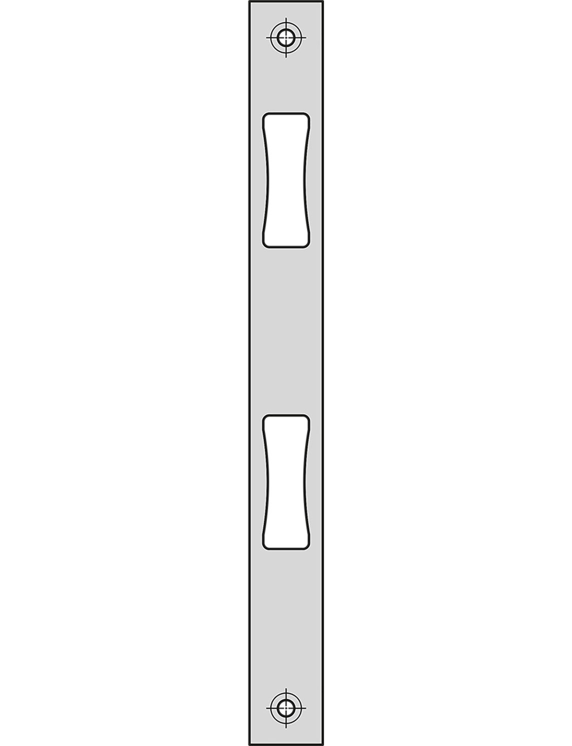 Profilschließblech HELO 4554, Edelstahl