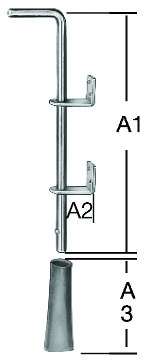 Bodenschieber HELO 000088, verzinkt