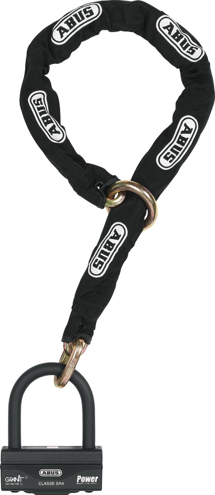 ABUS Schloss-Ketten-Kombi 58/140HBIII100 12KS120 black loop