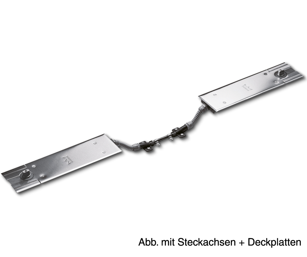 Schließfolgeregler DORMA BTS 80 F/EMB/FLB, Edelstahl