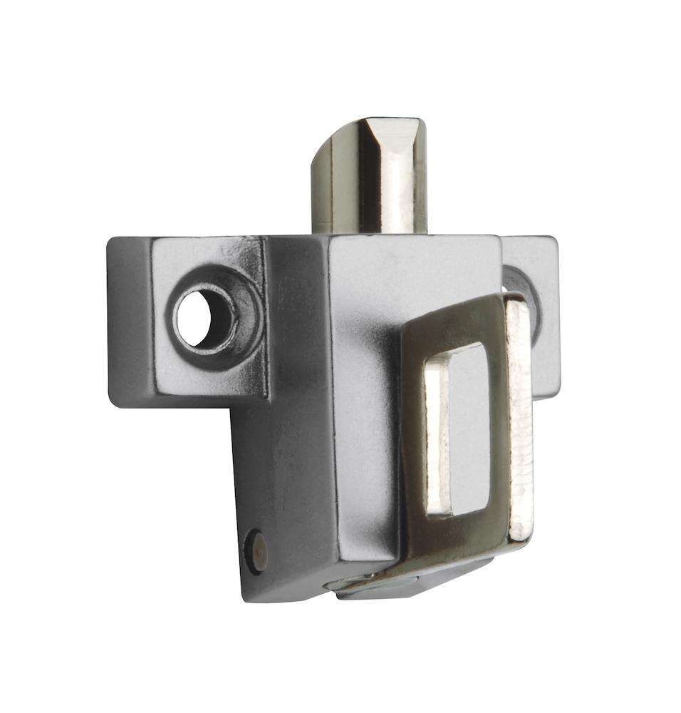 Schnäpper Deni 7109 B45mm H35mm Aluminiumguss silber eloxiert zum Anschrauben