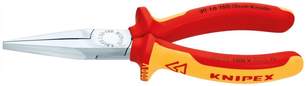 KNIPEX Langbeckzange  Form1 flachVDE 160mm