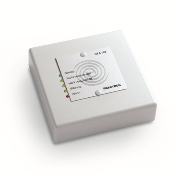Rauchschalter-Zustandsanzeige, Hekatron RZA 142 AP, 18- 28V DC, AP, weiß, ähnlich RAL 9010