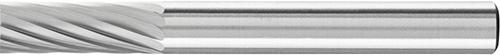 Hartmetall-Frässtift mit 6 mm Schaft, Zylinderform ZYA, Zahnung 3