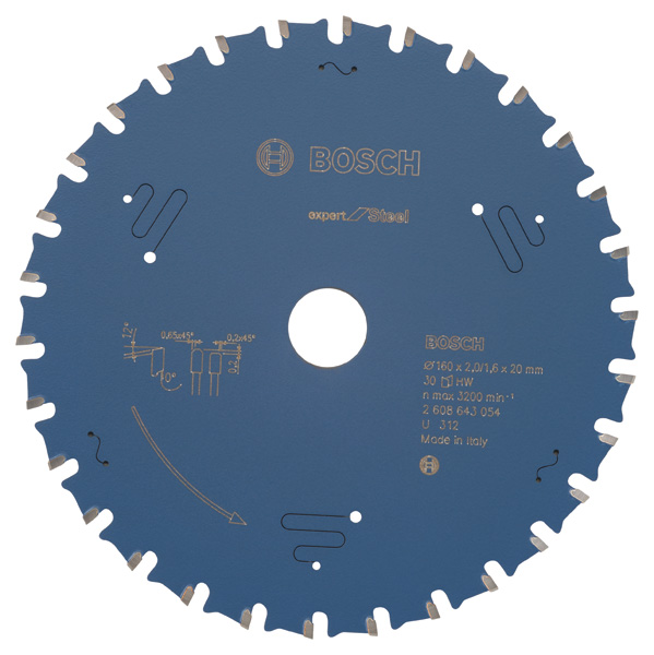 Bosch Kreissägeblatt Expert for Steel