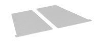 Set Stirnabdeckung GEZE Perlan 140 Wandwinkel mit Wetterhaube, lang, Aluminium