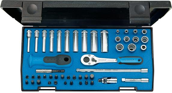 GEDORE Steckschlüssel-Satz  1/4" 20LMU-10 49-teilig in Kunststoffkassette