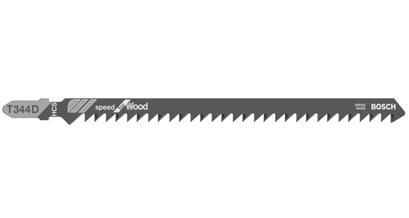 Bosch Stichsägeblatt T 344 D Speed for Wood