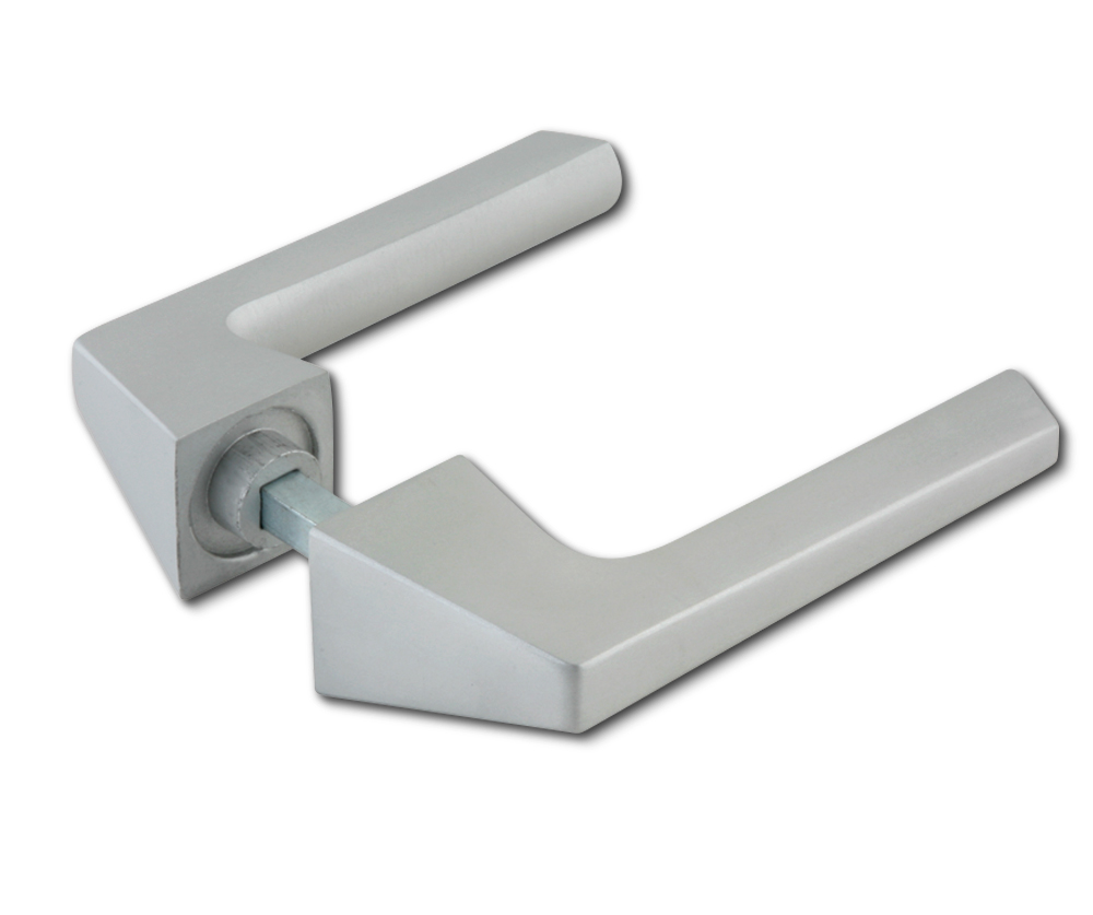DORMAKABA Drückerpaar Studio Classic 10.010, Aluminium