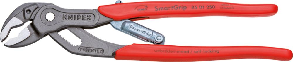 KNIPEX Wasserpumpenzange  Smart-Grip mit Kunststoff-Griffen 250mm