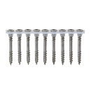 SPAX Fassadenschraube magaziniert - Fixiergewinde, T-STAR plus T20, 4CUT, Edelstahl rostfrei A2