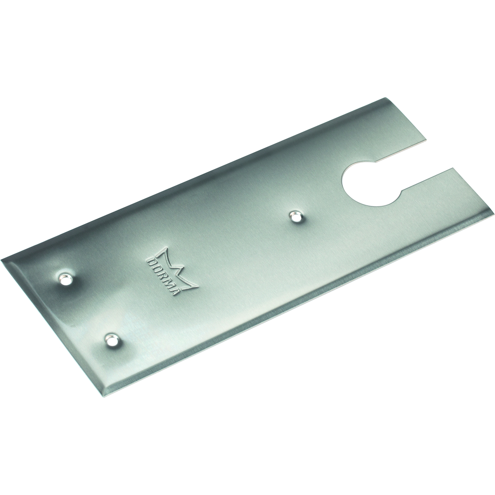 Deckplatte DORMA BTS 84, Edelstahl