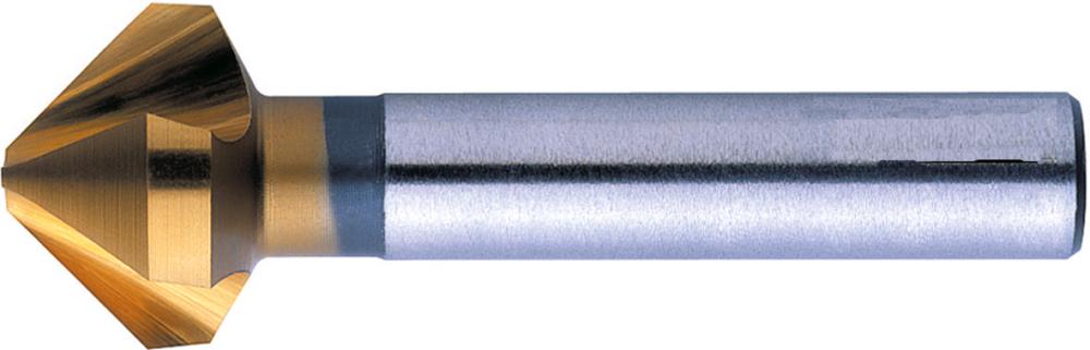 Kegel- und Entgratsenker 90°, HSS, ≈ DIN 335-C, Oberfläche TiN-beschichtet